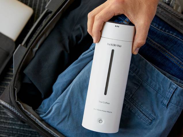 Make A Hot Cup Of Coffee Anywhere With A Portable Kettle